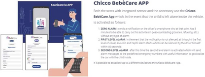 CHICCO BEBECARE Easy-Tech σύστημα αισθητήρα για κάθισμα αυτοκινήτου