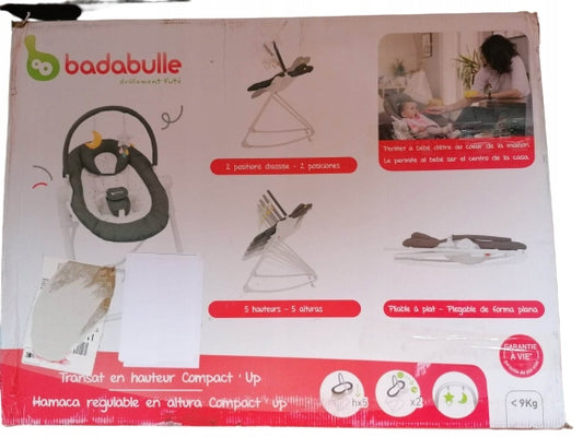 BADABULLE Compact Up adjustable recliner, rocker
