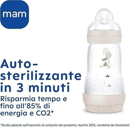 MAM Easy Start Flaschenset für Neugeborene Anti-Colic 5-teilig.