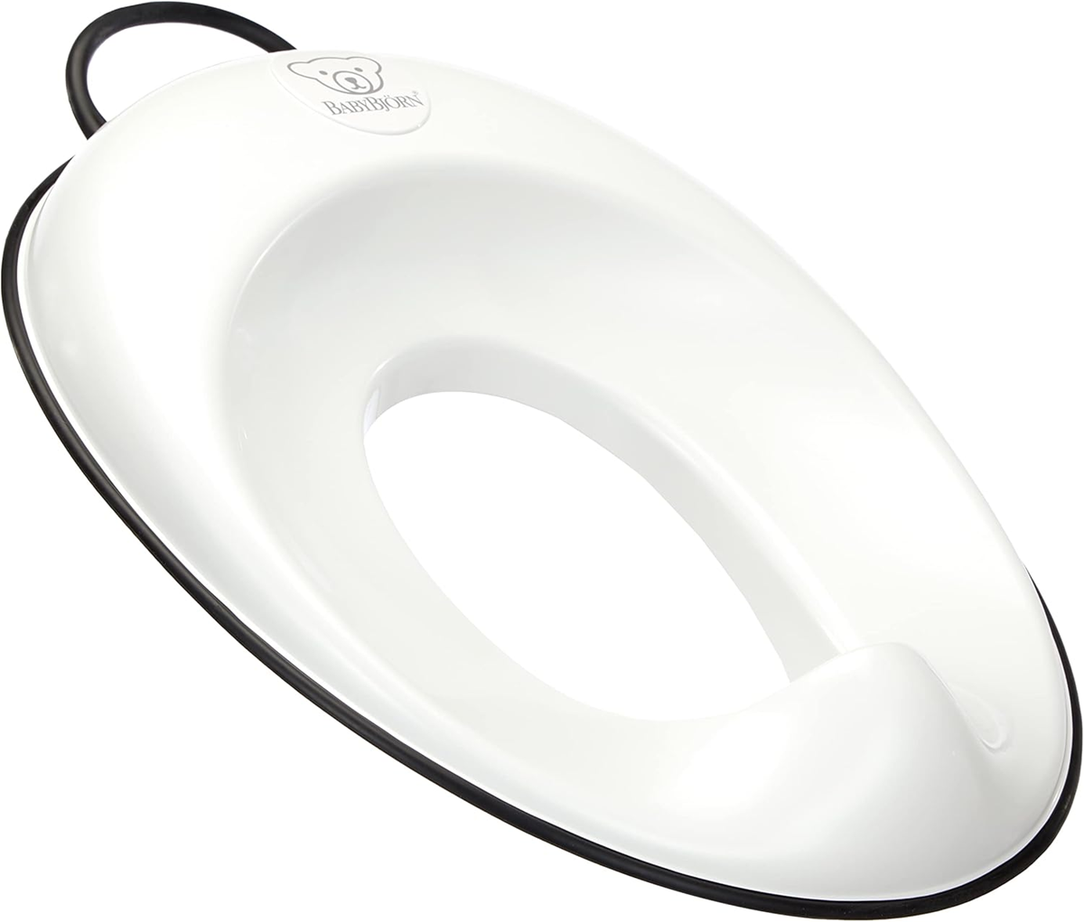 Adaptor BABYBJORN pentru toaletă, cu reglare și orificiu, 12 x 18,5 cm