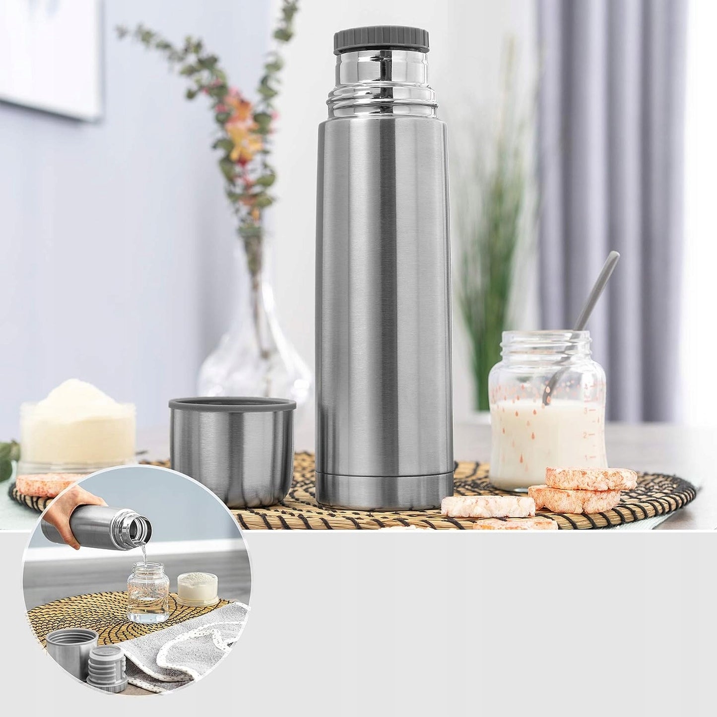 REER Pure termos ze stali nierdzewnej 450 ml