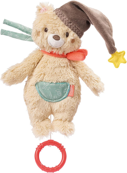 FEHN Bruno Bear cuddly toy with music box
