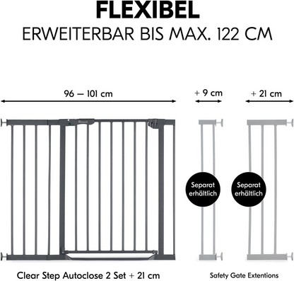 HAUCK Clear Step πτυσσόμενη σκάλα χωρίς διάτρηση 96-101