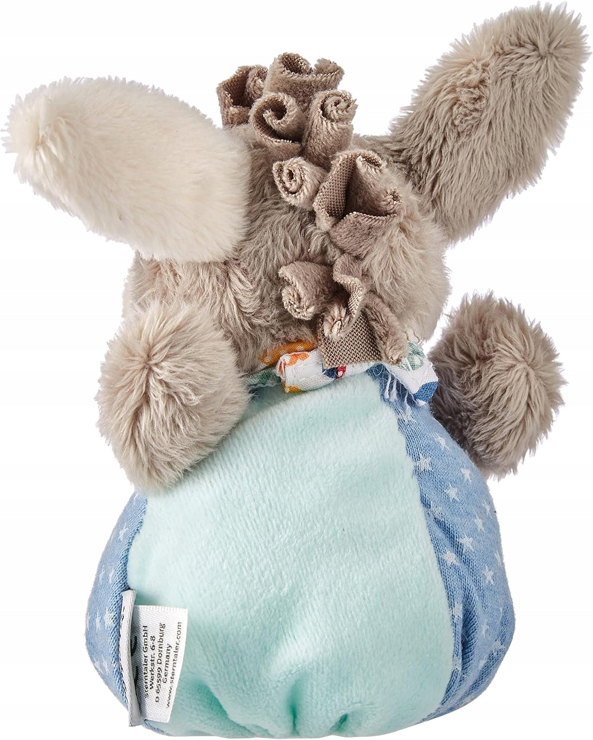 STERNTALER măgărușul Emmi, jucărie de pluș cu zornăitoare, 13 cm „N