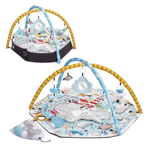 KINDERKRAFT Smartplay Sea edukačná podložka 2v1 s loptičkami