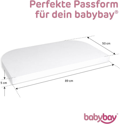 BABYBAY σεντόνι jersey DELUXE με λάστιχο 89x50 εκ.