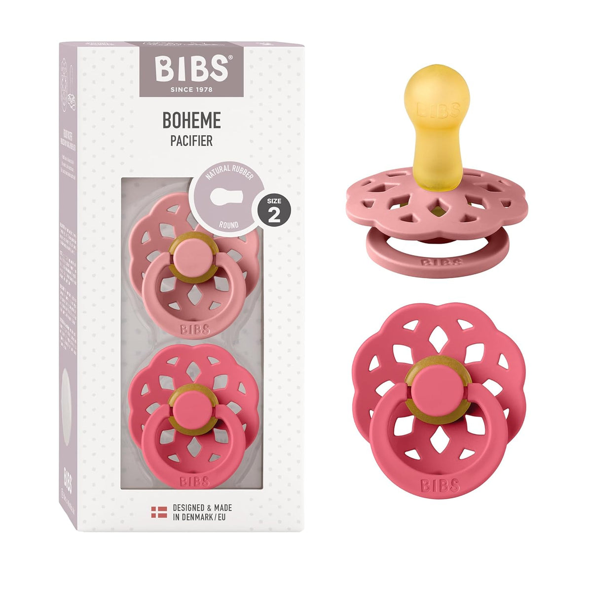 BIBS BOHEME πιπίλες ηρεμίας 2τεμ 6–18 μηνών