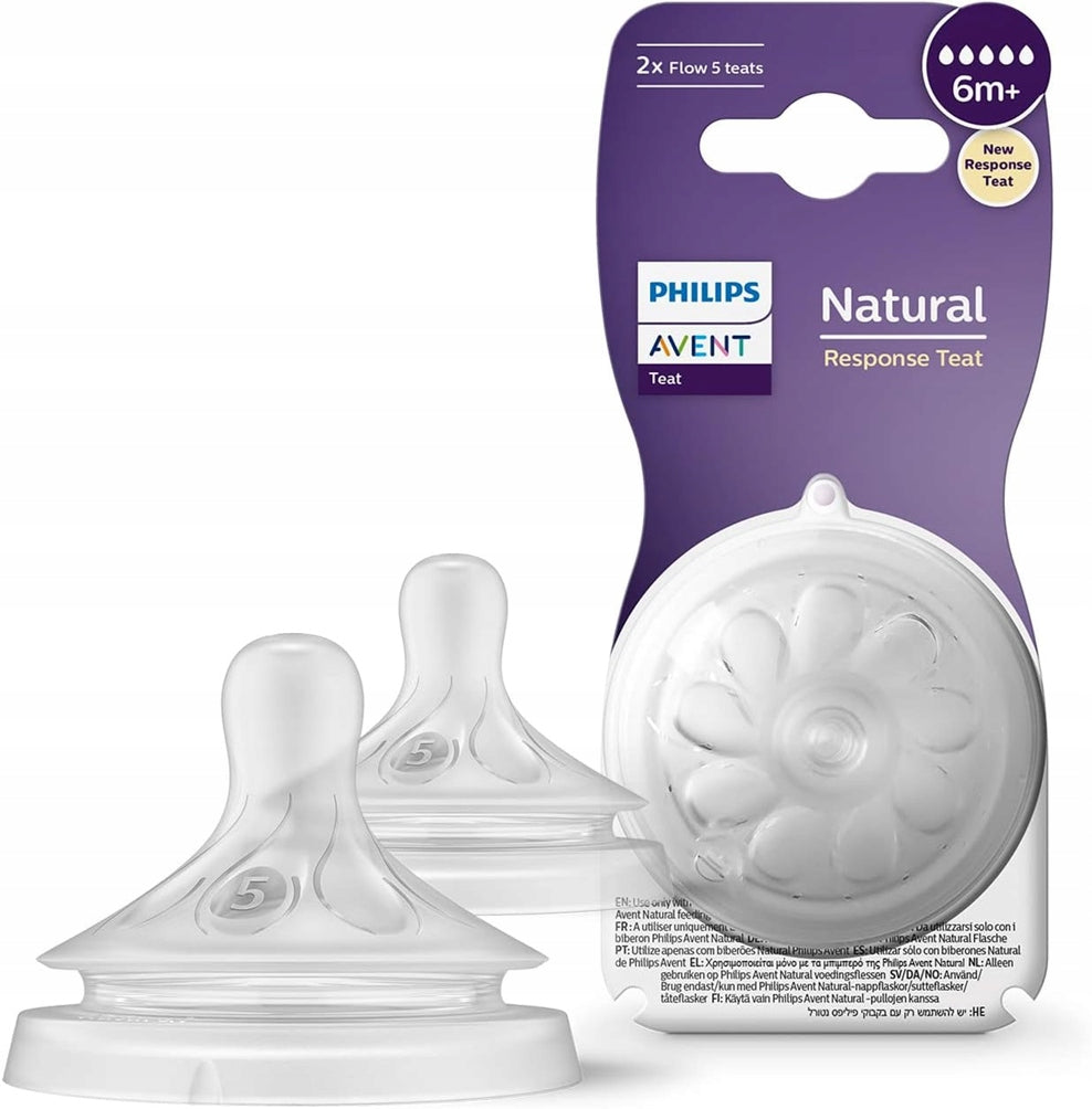 PHILIPS AVENT Chupetes Natural RESPONSE 6m+ x2