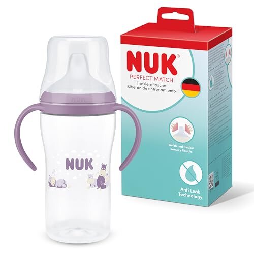 Tasse d’apprentissage NUK Perfect Match 260 ml 6+ Hippopotame