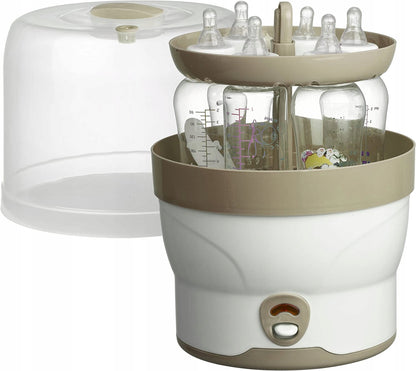BABYRUF BS29 ηλεκτρικός αποστειρωτής ατμού 6 μπουκαλιών σε 11 λεπτά + λαβίδες