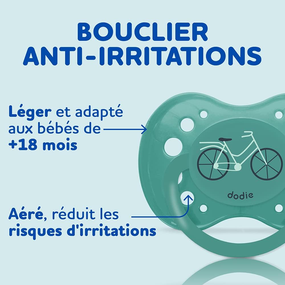 DODIE anatomischer Schnuller 18m+ Bébé Ours x3