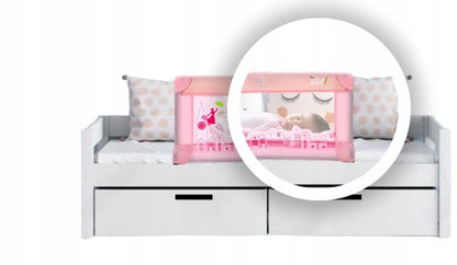 ASALVO Londonbed railcolour pinkwidth 43 cm, length 90 cmmaterials alloy steel, fabricfree of harmful