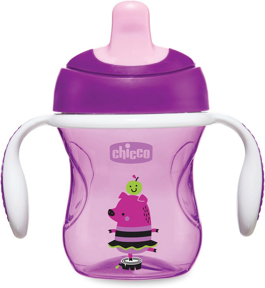 CHICCO Training Cup kubek niekapek z ustnikiem 200 ml 6 m+