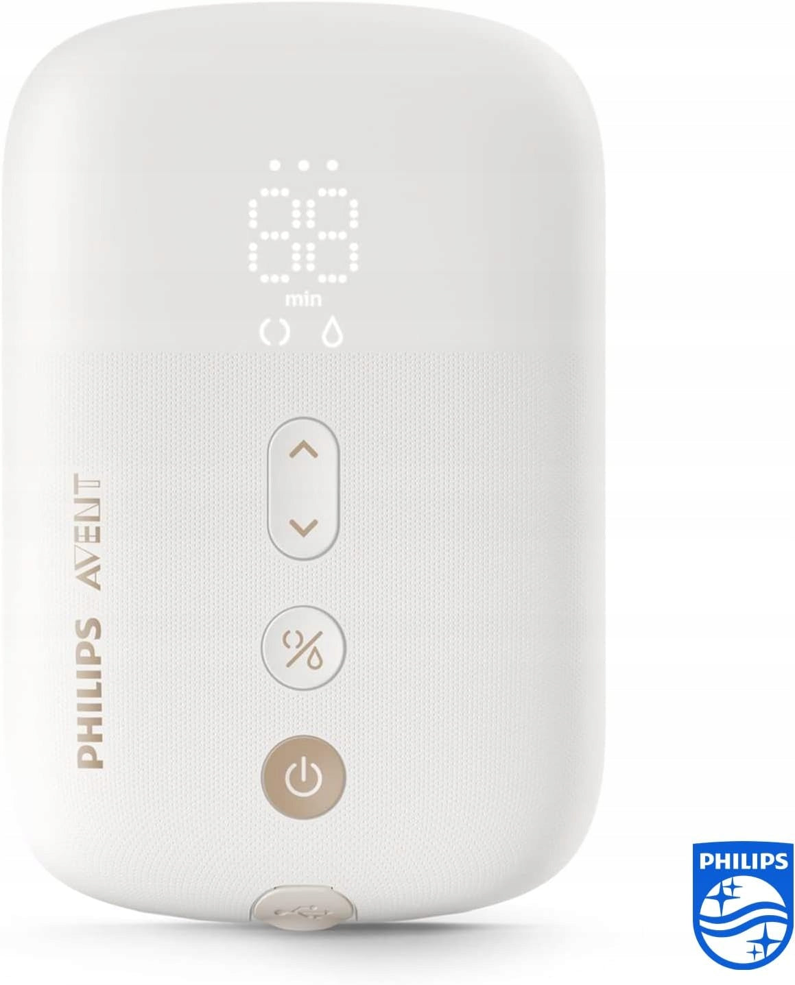 PHILIPS AVENT SCF398/31 LAKTATOR elektryczny + torba, biały podwójny laktator z cichym silnikiem