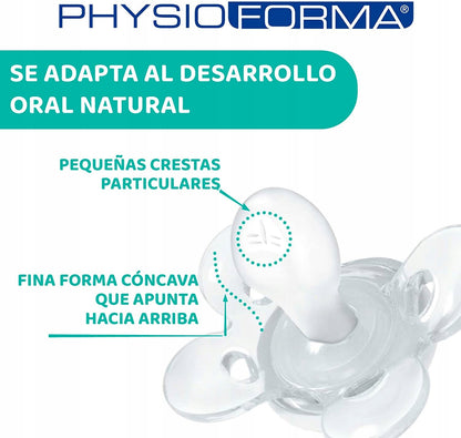 CHICCO PhysioForma COMFORT πιπίλα x2 0-6 μηνών ΛΑΤΕΞ