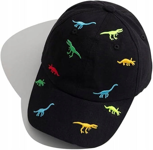 DINOZAURY cappellino estivo regolabile con visiera 2-6 anni