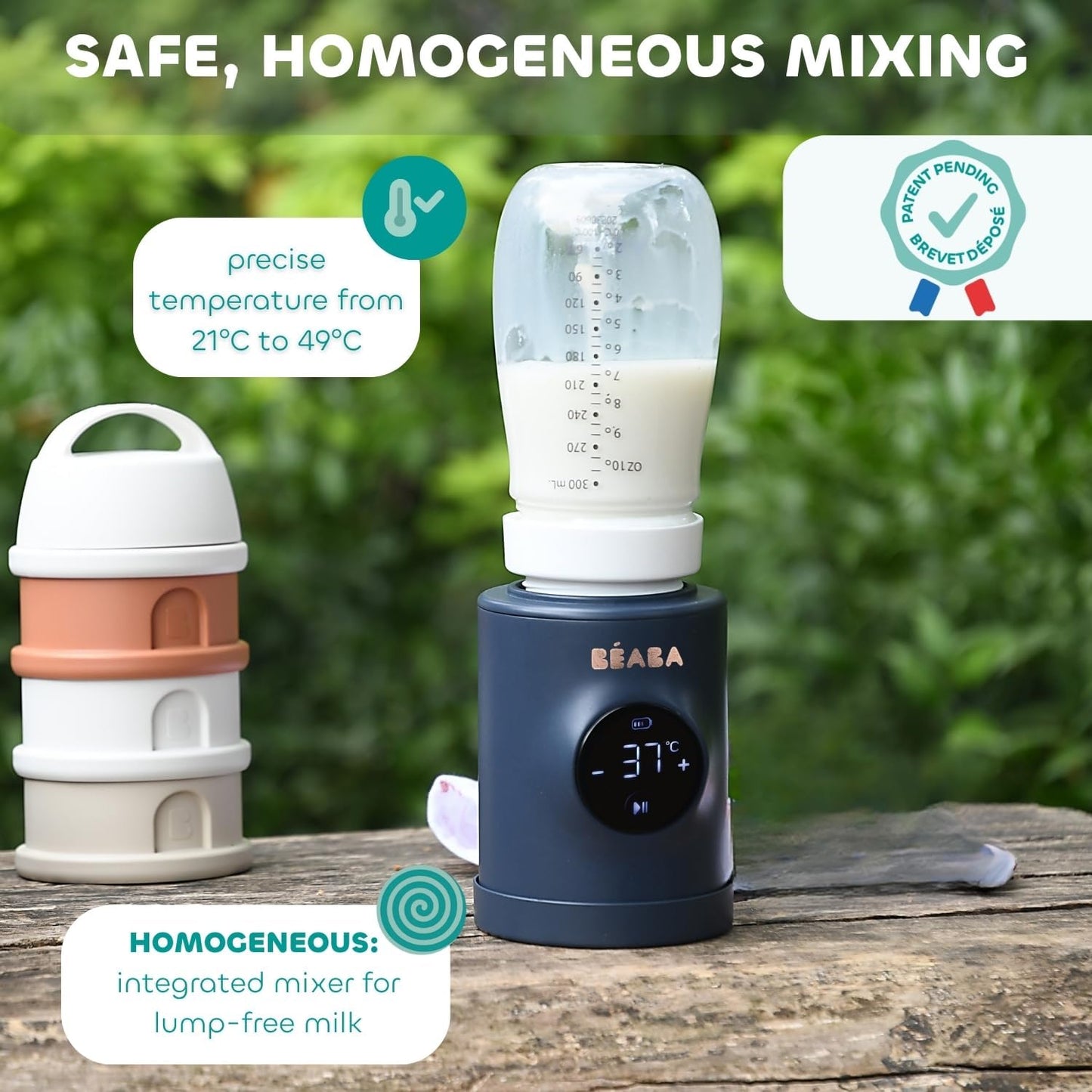 BÉABA Milk Nomad portable bottle warmer