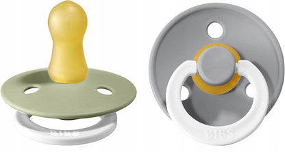 BIBS Colour Glow καουτσουκένια πιπίλα που φωσφορίζει 0-6m