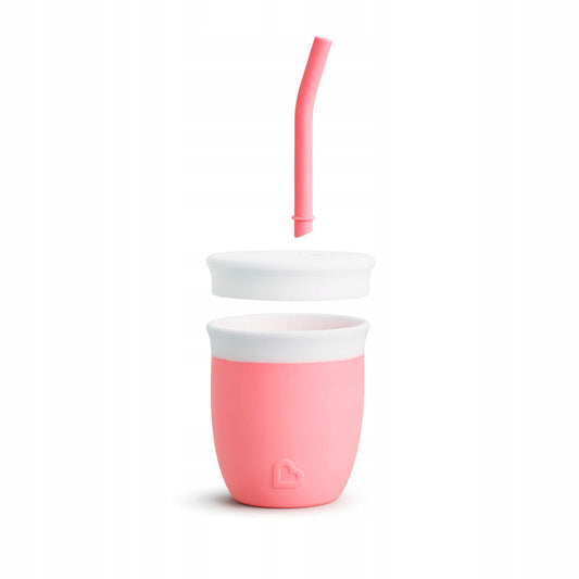 MUNCHKIN C'est Silicone! ποτήρι με καλαμάκι 6+ μηνών 120 ml – φωτογραφία προϊόντος 2