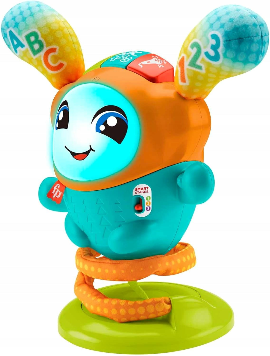 FISHER-PRICE interaktywny DJ HUPFI śpiew taniec 75 aktywności J. NIEMIECKI, kolorowa zabawka dla dzieci