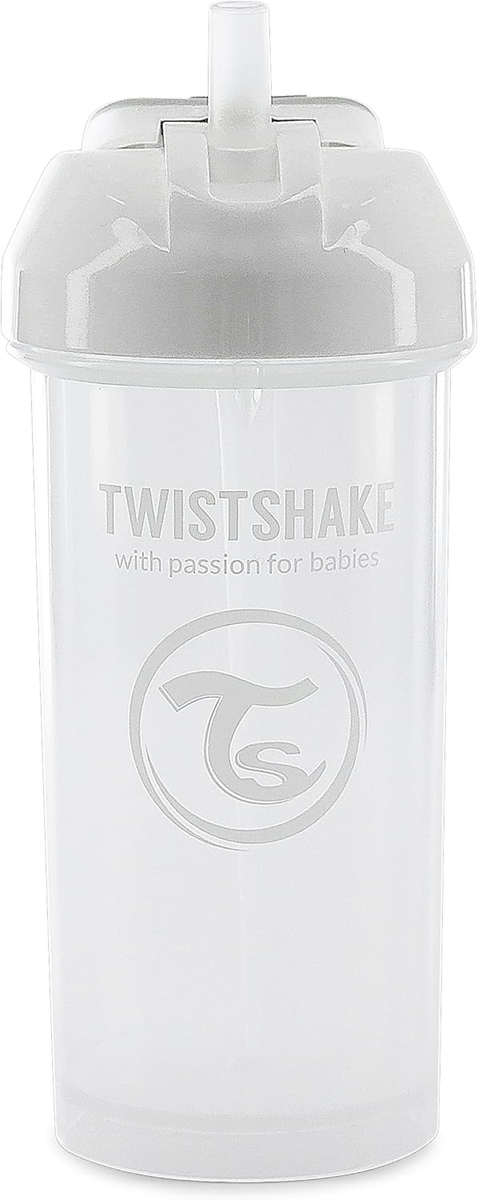 TWISTSHAKE Straw Cup netekoucí hrnek se slámkou 360 ml 6 m+