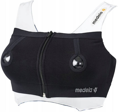 MEDELA gorset do laktatora EASY EXPRESSION S czarny, wygodny do odciągania pokarmu z laktatorem elektrycznym