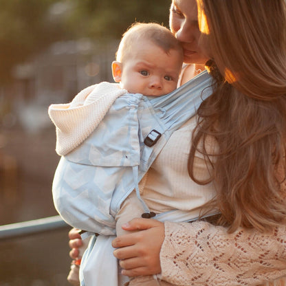 HOPPEDIZ hop-tye buckle ergonomic baby carrier 0–30 months