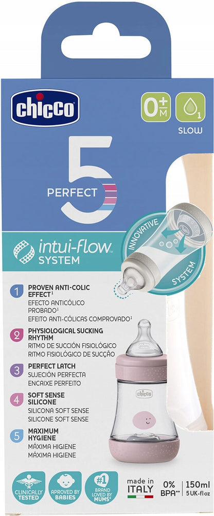 CHICCO μπιμπερό Perfect5 0 μηνών+ 150 ml