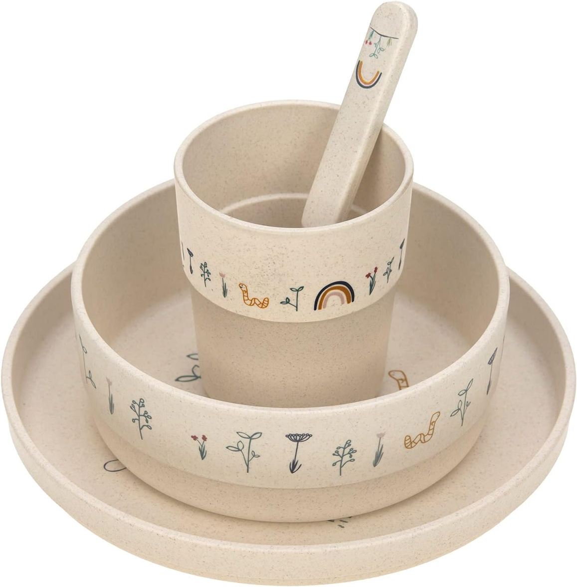 Set de veselă LASSIG fără melamină Garden Explorer