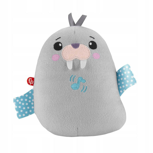 FISHER-PRICE Chill Vibes plüssjáték dallamokkal és rezgéssel FÓKA 17 cm