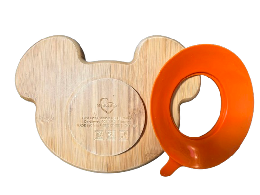 MeloBabyKids μπαμπού μπολ με βεντούζα ΠΟΝΤΙΚΙ 18 x 24 cm – φωτογραφία προϊόντος 2