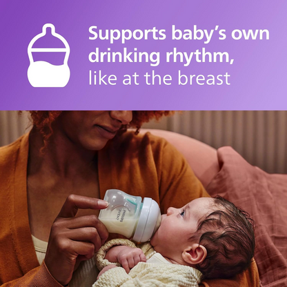PHILIPS AVENT Natural RESPONSE AIRFREE VENT σετ μπιμπερό 260ml x2 + πιπίλα