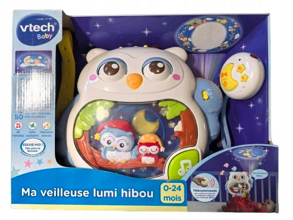 VTECH Κουκουβάγια Lumi, μουσικό νυχτερινό φωτιστικό + τηλεχειριστήριο 25x28 εκ. ΓΑΛΛΙΚΑ