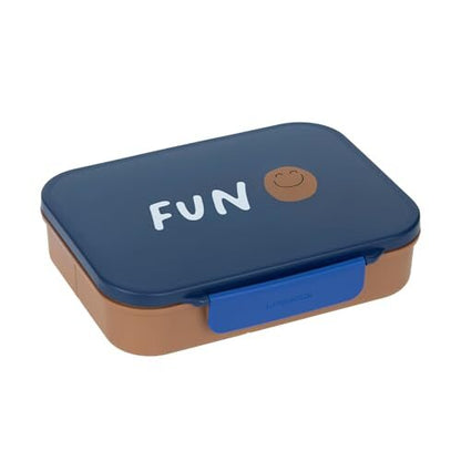 LÄSSIG Little Gang Smile lunchbox για κολατσιό με διαμερίσματα bento