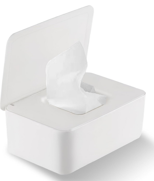 CONTENITORE per salviette umidificate con guarnizione e coperchio 12 x 18 x 7,5 cm