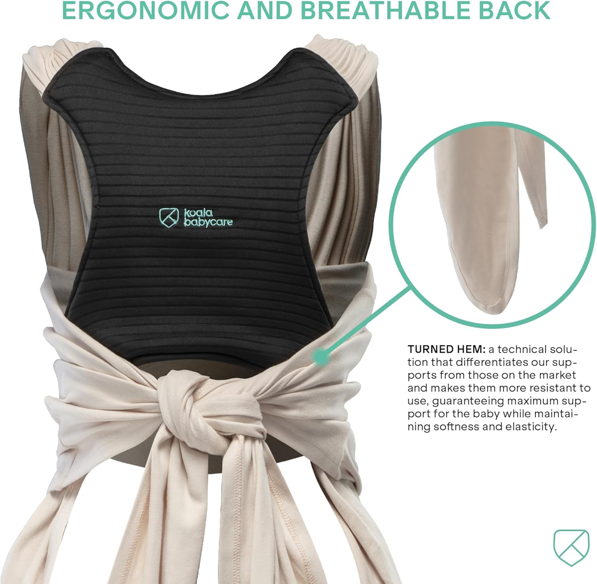 KOALA BABYCARE ελαστικό sling μεταφοράς έως 15 kg