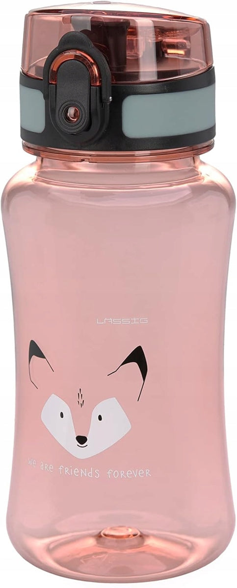 LASSIG Let's Be Wild bouteille avec couvercle à ouverture par clic 460 ml