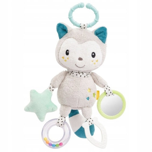 FEHN Aiko&Yuki chat en peluche JOUET DE MOTRICITÉ à suspendre