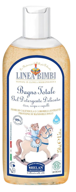 HELAN Linea Bimbi Αφρόλουτρο & Σαμπουάν με πρωτεΐνες αμυγδάλου 250 ml 0 +