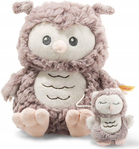 STEIFF Gufo Ollie peluche con carillon 21 cm