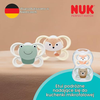NUK Perfect Match Air pacifiers 0-6m x2