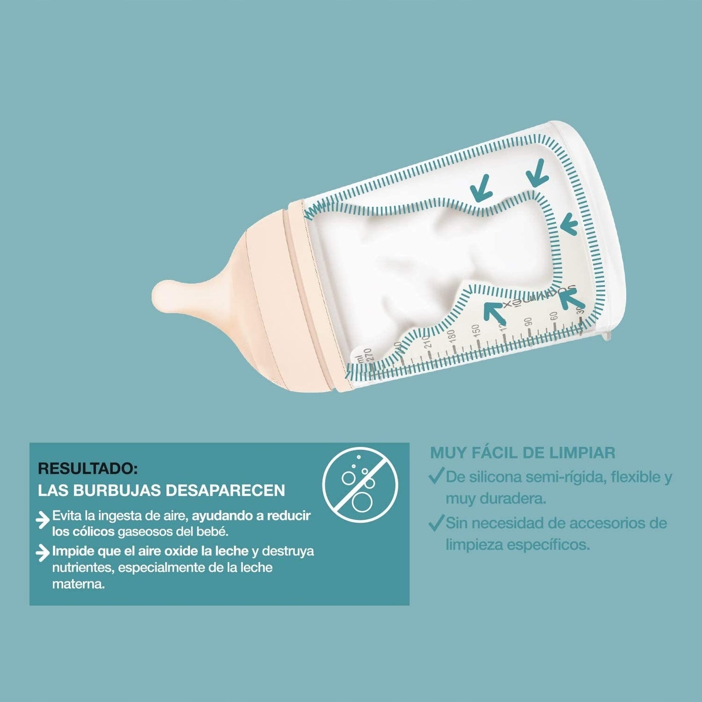 SUAVINEX biberon ZERO ZERO 180 ml x2 Adaptable Flow (A)