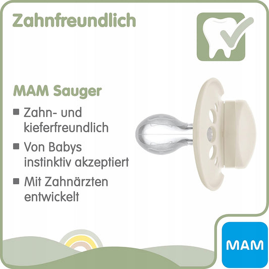 MAM ORIGINAL PURE πιπίλα x2 0-6μ