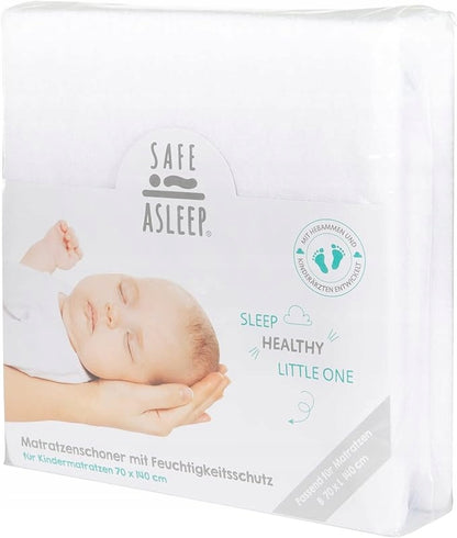 Roba safe asleep – opakowanie białego ochraniacza na materac 45x90 cm