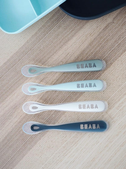 BEABA σετ κουταλιών σιλικόνης 4 τεμαχίων