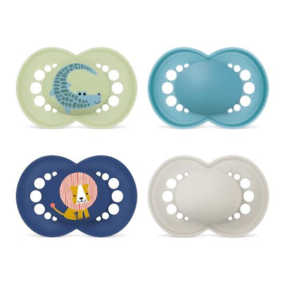 MAM Original silicone pacifier, 4-pack, 16m+