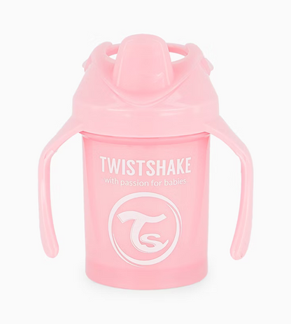 TWISTSHAKE Mini Cup εκπαιδευτικό ποτήρι με στόμιο και αναδευτήρα 230 ml 4 m+