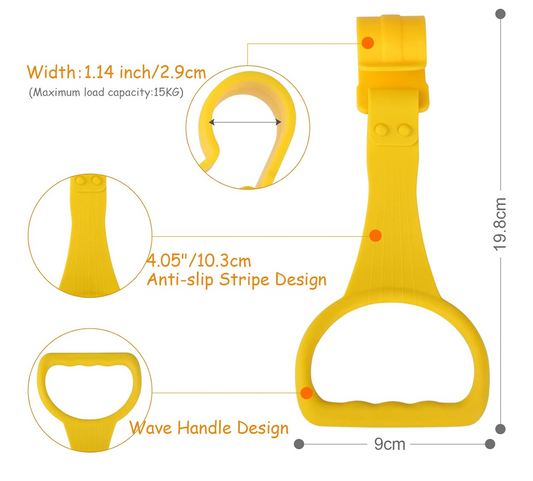 JOY PLUS maniglie in silicone per lettino che facilitano al bambino di alzarsi 4 pezzi