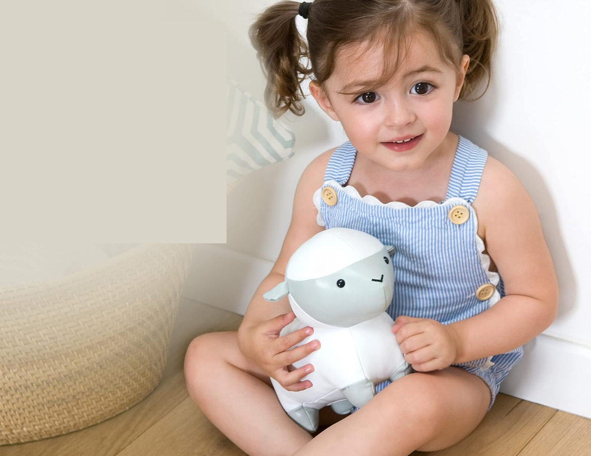 LITTLE BIG FRIENDS Αρνάκι Simon λούτρινο με μουσικό κουτί "Ο Χορός της Ζαχαρένιας Νεράιδας"