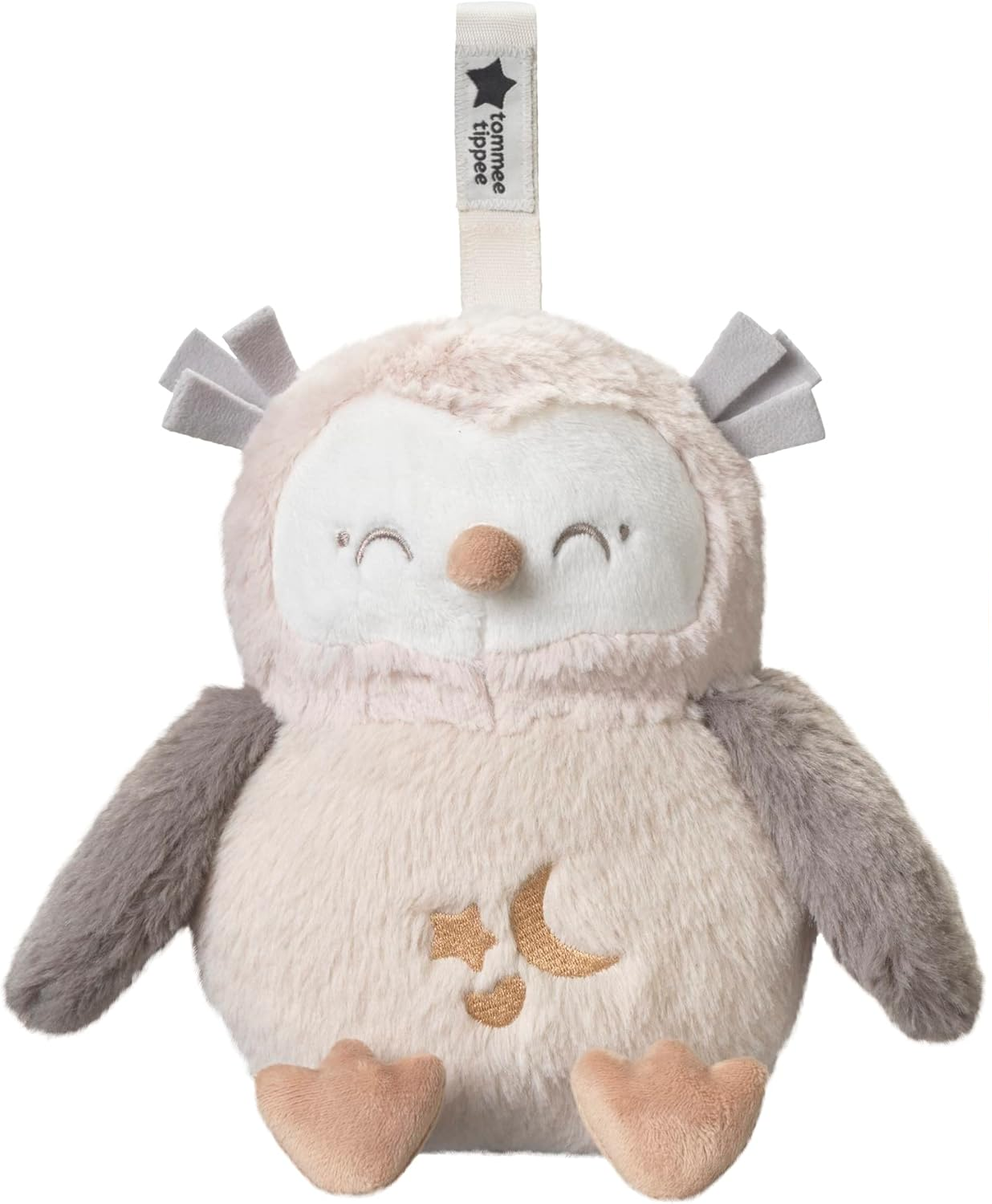 TOMMEE TIPPEE Bufnița Ollie Deluxe JUCĂRIE DE ALINTATĂ, lampă cu sunete